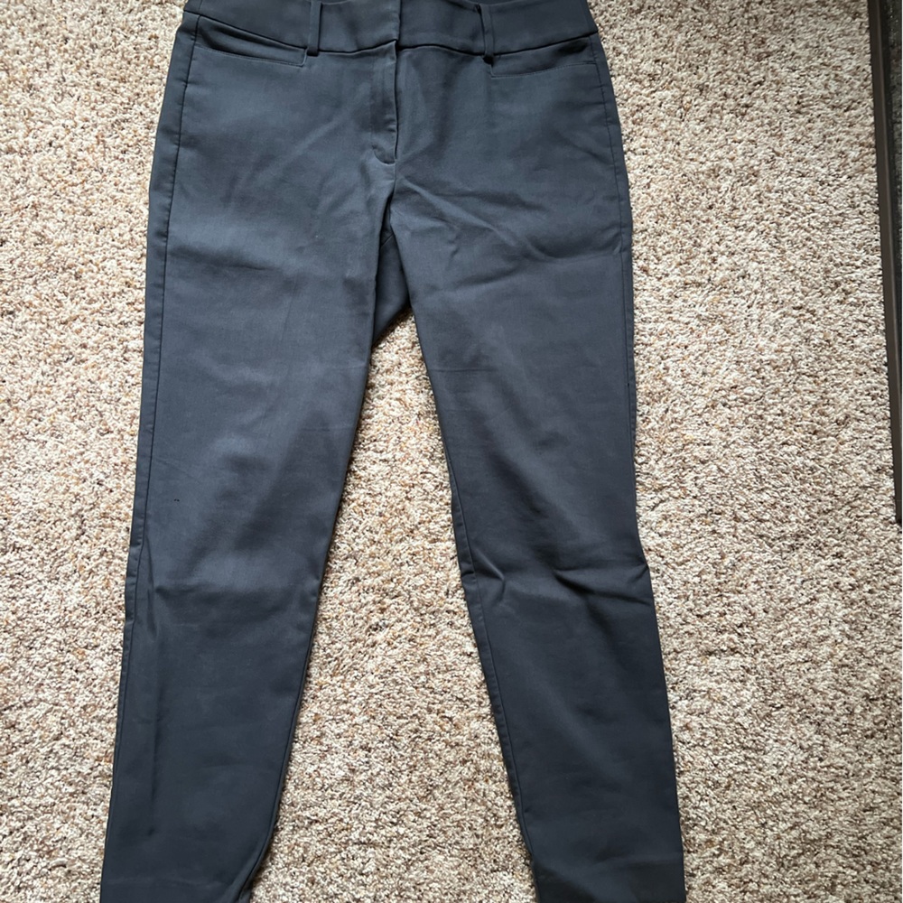 Loft curvy skinny ankle dress pants